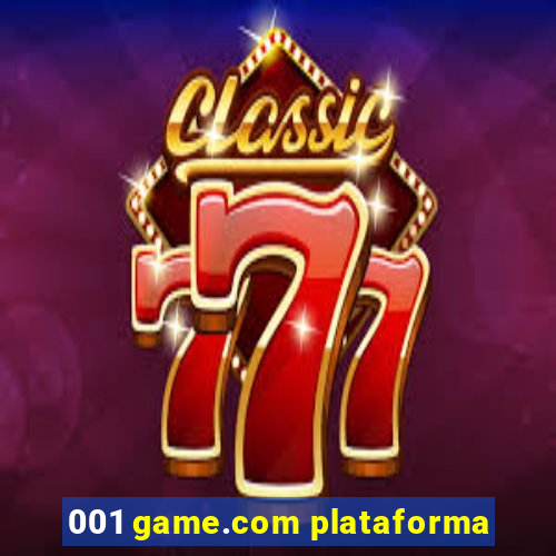 001 game.com plataforma